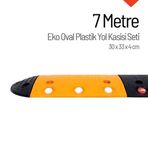 Soylu 7 Metre Oval Plastik Hız Kesici Set | Modüler Yol Kasisi Çözümü
