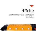 Soylu Grup Kent Ve Bahçe Mobilyaları 9 Metre Klasik Yol Kasisi | Modüler Uygulama Çözümü - Sarı - Siyah