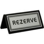 Soylu Pleksi Kafe&restoran Masa Rezerve Yazısı Silver 10X5 cm SV188