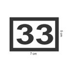 Soylu Pleksi Masa Numarası Peçetelik Siyah - Beyaz 1-25