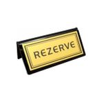Soylu Pleksi Pleksi Kafe&restoran Masa Rezerve Yazısı Gold 10X5 cm SV189