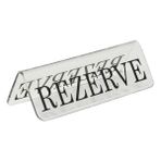 Soylu Pleksi Pleksi Kafe&restoran Masa Rezerve Yazısı Şeffaf - 5 Adet - Siyah