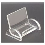 Soylu Pleksi Şeffaf Pleksi Masa Üstü Kartvizitlik Kare Model - 11x6xH7 cm