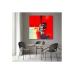 Soyut Büyük Boy El Yapımı Yağlı Boya Tablo 106x108cm