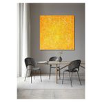 Soyut Büyük Boy El Yapımı Yağlı Boya Tablo 95x94cm