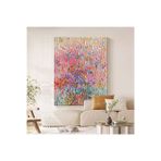 Soyut Dokulu El Yapımı Yağlı Boya Tablo 95x118cm