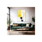 Soyut Tasarım Cam Tablo Renkli Fırça Darbeleri Modern Salon Tablosu Ev Dekorasyon Duvar Tablosu