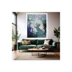 Soyut Temalı Ahşap Çerçeveli MDF Tablo Modern Salon Tablosu Ev Dekorasyon Duvar Tablosu Ev Hediyesi