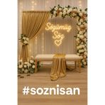 Söz nişan organizasyon sözümüz söz yazılı neon tabela yadineon7