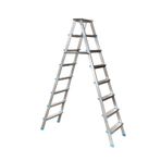 Sözbir Alüminyum 8+8 Çift Çıkışlı Geniş Basamaklı Merdiven