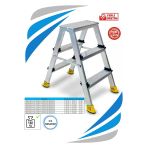 Sözbir Merdiven 3+3 Gold Çift Çıkışlı Alüminyum Merdiven