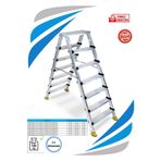 Sözbir Merdiven 7+7 Gold Çift Çıkışlı Alüminyum Merdiven