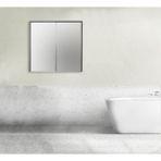 Sözcan Group Dicle Antrasit 80x75x15 cm Aynalı Üst Dolap