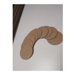 Sözen Home Design Supla Levha 10 Adet 3 Mm Ham Mdf 8 Cm Çap Yuvarlak Bardak Altı