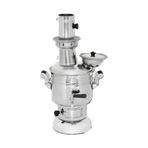 Sözenler Krom Odunlu Kömürlü 4.5 L Piknik Semaver Inox inox