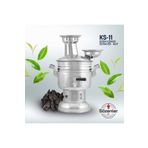 Sözenler Ks11 (4 LT) Krom Kömürlü Odunlu Semaver Taşıma Çantalı Hediyeli
