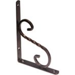 Sözer Orman 2'li Ferforje Raf Altı L Raf Demiri Bakır 15X11,5X1,4CM