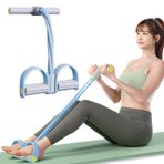 Sozilifty Ayak Pedalı Direnç Bandı, 6 Tüp Pedal Çektirme Direnç Halatı, Yoga Elastik Egzersiz Bantları, Kadınlar için Zıplama Fitness, Karın/Kol Ağırlığı/Bel/Bacak Germe Zayıflama Eğitimi (Mavi)