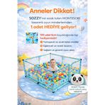 Sozzy Erkek Bebek ve Çocuk Oyun Alanı – Kaymaz Yumuşak Oyun Matı – Güvenli Oyun Zemini