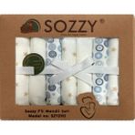 Sozzytoys Bebek Ağız Mendili Pamuklu Yumuşak 7 Adet