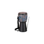 SP-601 El Fenerli Taşınabilir Solar Şarjlı Bluetooth FM Radyo Desenli Hoparlör