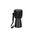 Sp-601 El Fenerli Taşınabilir Solar Şarjlı Bluetooth Fm Radyo Hoparlör - Siyah