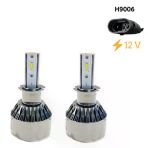 Space 12V H9006 Küçük Kasa Beyaz Led Far Ampulü (4800Lm)