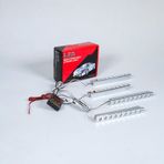 Space 4x9 Ledli Panjur Çakar Lamba Kırmızı/Beyaz-Mavi/Beyaz 54W /LAPA182-1
