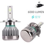 Space Buz Mavisi LED Far Ampulü H7-3000LMX2-30W-12V Buz Mavisi - Renkli