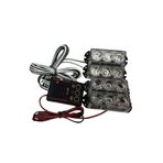 Space Çakar Lamba 3X4 Led Kırmızı Mavi 12-24V / Lapa534-3