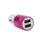 Space Çakmak Soketi Çift USB'li Pembe / ICCA84-3