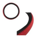 Space DIKI342-SK 38 cm Siyah/Kırmızı Direksiyon Kılıfı