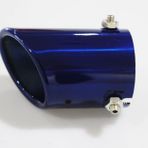 Space Egzoz Ucu Paslanmaz 6.8cm Mavi /EGUC528