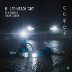 Space H1 Led Far Ampulü 4800Lm Parlak Beyaz Güçlü Işık