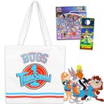 Space Jam Tote Çanta Paketi Tune Squad Ürünleri - Uzay Sıkışması Çantası, Canavar Çıkartmaları ve Kapı Askısı ile 3 Adet Uzay Sıkışması Parti Süslemeleri (Tune Squad Tote Çanta), Uzay Reçeli
