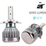 Space LED Far Ampulü H4-3500LMX2-30W-12V Buz Mavisi / LAAM707 - Beyaz