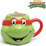 Space License Ninja Turtles Raphael 3D Figürlü Seramik Kupa 500 ml - Özel Tasarım Dev Mug