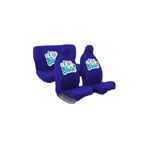 Space Mirsepet Tasarım Logo Oto Koltuk Kılıfı Lada Vega İle Uyumlu i Love Cats Kedi Baskılı Penye Kumaş Lacivert