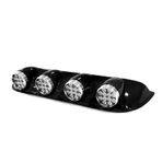 Space Offroad Sis Lambası 12x4 Led Yuvarlak Siyah /LASS243
