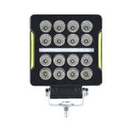 Space Offroad Sis Lambası Kare 10,5 X 3,5 X 12cm 12-80v 35w Beyaz-amber Adet / Lass351-1