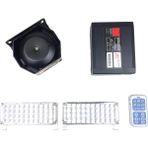 Space Polis İtfaiye Ambulans Sireni Uzaktan Kumandalı Led Çakarlı Metal (13 Sesli) Siren/Sssr45