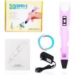 Space Shop 3 Boyutlu Yazıcı 3D Pen Baskı Kalemi - Full Set - Pembe