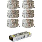Space Shop Güven Light 30 Metre 3 Çipli Yeni Nesil Şerit LED Günışığı + 33 Amper LED Trafosu - Beyaz - 1 - 10 W