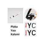 Space Siyah Plaka Yazı Ve Rötuş Kalemi 478505159