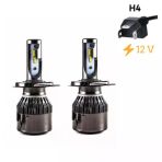 Space Space Led Far Ampulü Çift Renk Sarı/Beyaz H4-36W-4800Lm-12V / Laam492-1