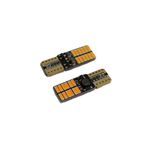 Space T10 Led Ampul 24 SMD Canbus'lı Turuncu 2'li Set 12V / LAAM627-3