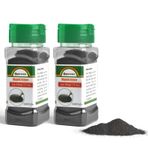 SPACECARE Mıknatıs Eğitim ve Okul Projeleri için Manyetik Demir Tozu Dosyaları, 2 Saklama Kavanozu (12oz X 2), Çalkalayıcı Kapaklı, 2'li Paket