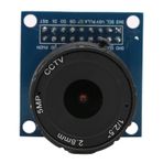 Spacnana Kamera Modülü, 5MP Çok Fonksiyonlu Kamera Modülü, Ayarlanabilir DIY OV7670 Kamera Modülü 2.8mm Odak, Tek Kartlı Bilgisayarlar