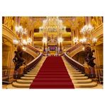 Spactz 1 ADET 210X150 cm Lüks Saray Fotoğraf Arka Planında Avize Kemerler Otel Arka Planında