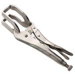 Spactz 11 inç çelik mengene sabit kaynak plakası kelepçe Metal kavrama kilitleme pense yeniden kullanılabilir kullanımı